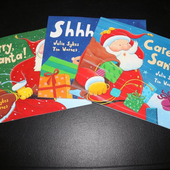Santa childrens book lot of 3 Julie Sykes all are like new condition - Picture 1 of 5